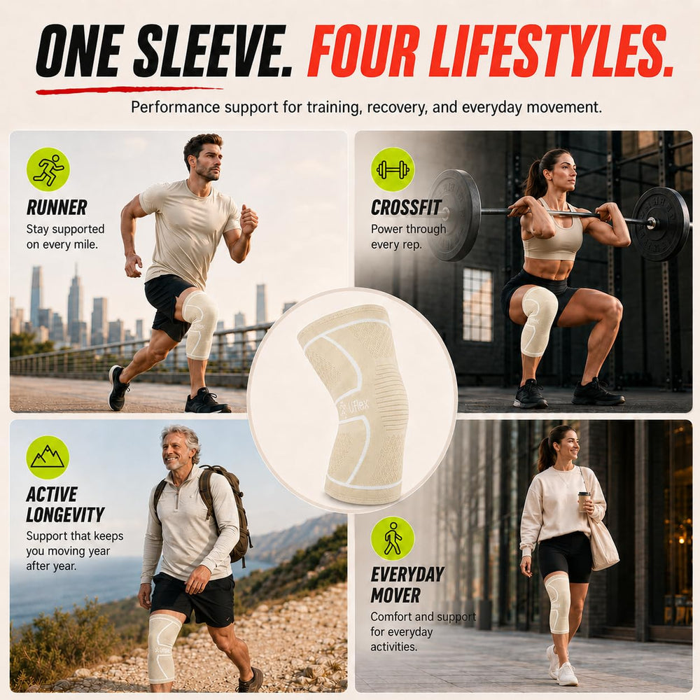 UFlex Athletics primer plano del agarre de silicona, evita deslizamientos