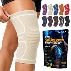 UFlex Athletics vista frontal del empaque, protección discreta y soporte