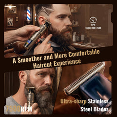 Ufree recortadora T-blade detalle para precisión en contornos y estilo