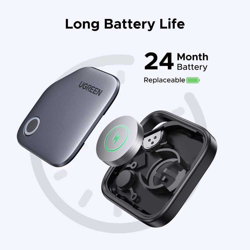 UGREEN FineTrack dentro de un bolso demostrando localización discreta y tranquilidad