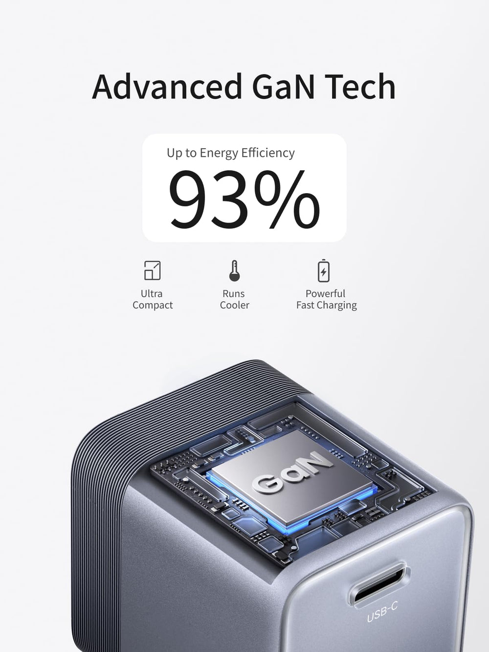 UGREEN Nexode Air dentro de una maleta indicando portabilidad eficiente