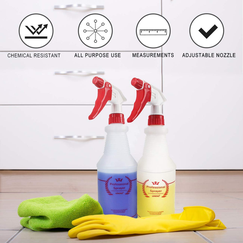 Uineko etiquetas y checklist en botella para identificar contenido