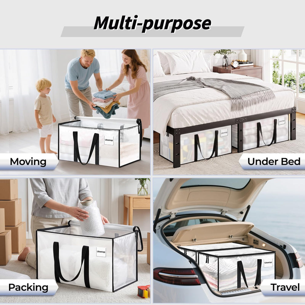 Ukeetap bolsas plegadas planas para almacenamiento compacto