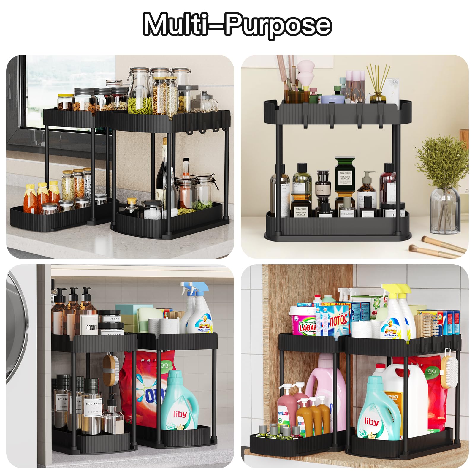 ukee tap unidad en baño con productos personales para almacenamiento accesible