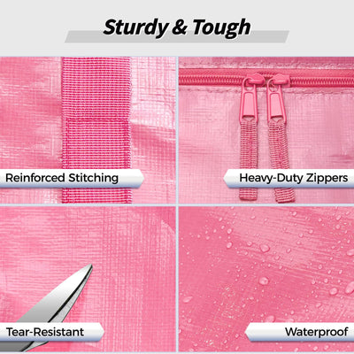 ukeetap reinforced wrap-around handles highlighted for easier carrying benefit