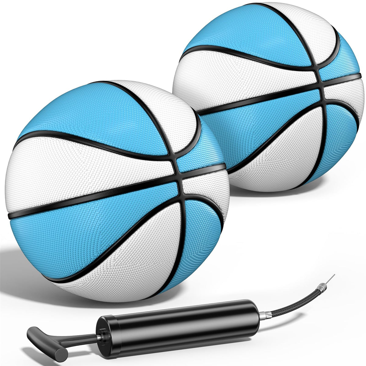 Uladis frontal pack de 2 mostrando balones listos para usar y ventaja de reemplazo