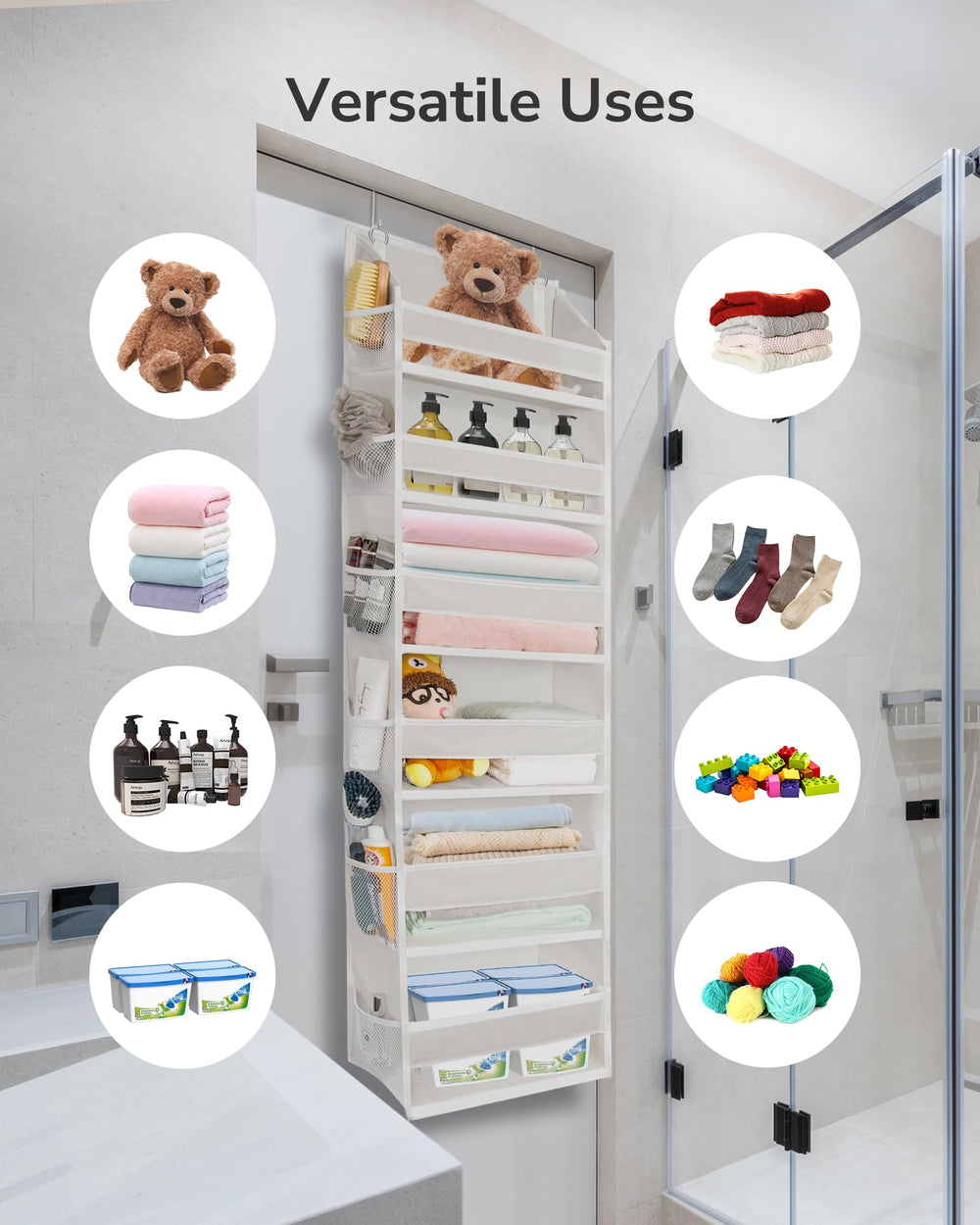 ULG en dormitorio mostrando organización de juguetes y artículos personales