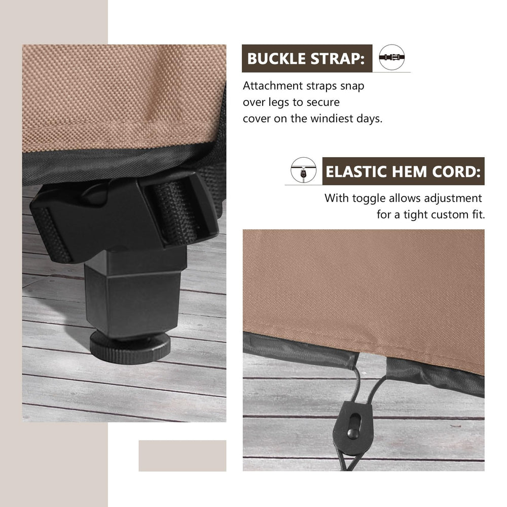 ULTCOVER elastic cord and clip fastening securing cover in wind