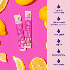 Ultima Replenisher mixing into water showing clear infusion and easy blending