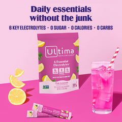 Ultima Replenisher single stickpack close-up demonstrating portable convenience