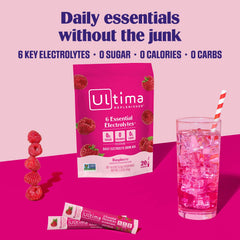Ultima Replenisher single stickpack close-up displaying tear-open convenience and portability