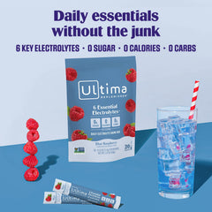 Ultima Replenisher individual stickpack close-up highlighting portability