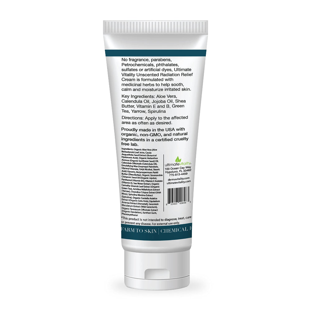 UltimateVitality comparación de tamaño 6 oz indicando cantidad útil