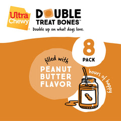 Ultra Chewy hueso en mano para apreciar su tamaf1o y facilidad de transporte