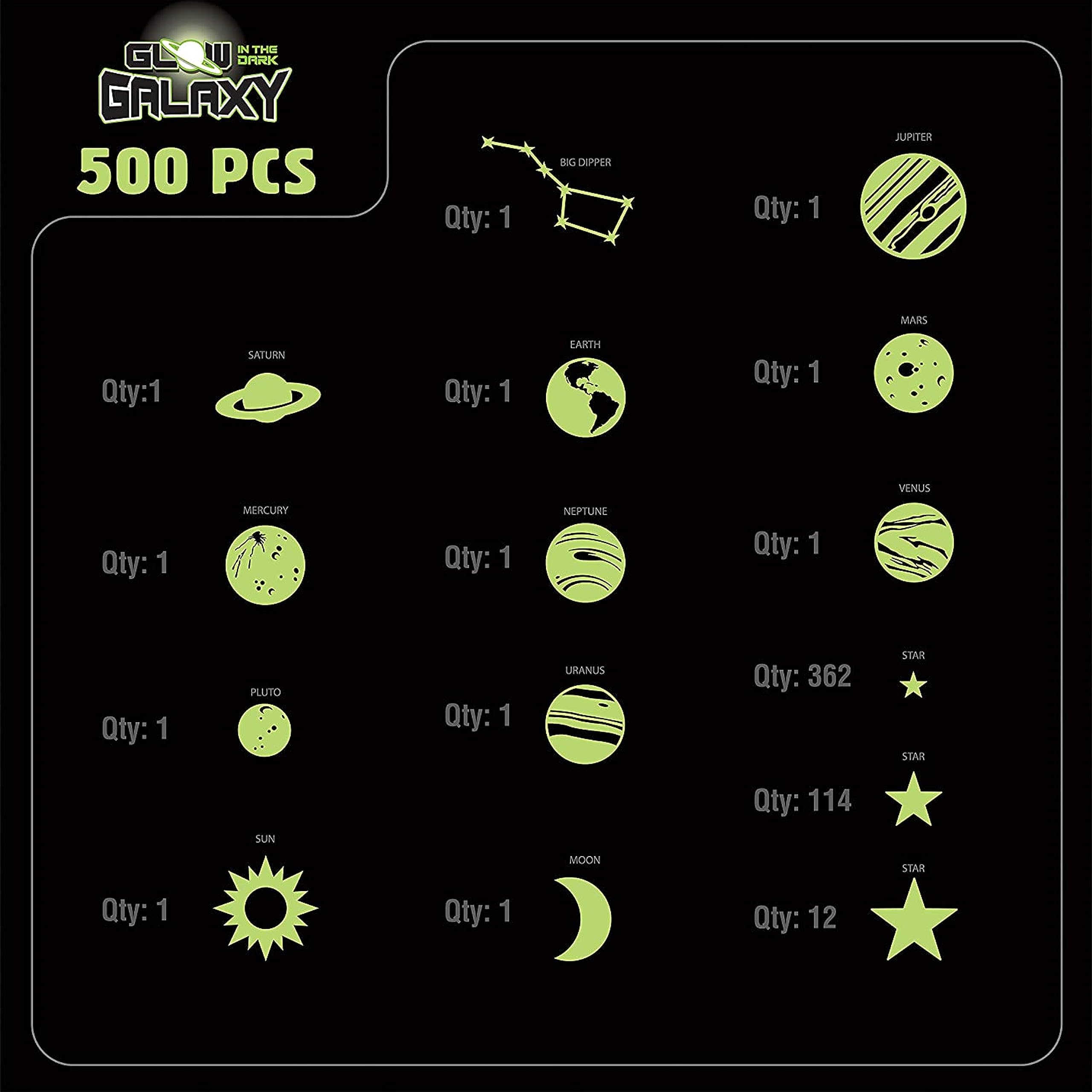 Ultra-Glow Super Stars Narwhal Novelties luna extra grande para techo, punto focal relajante