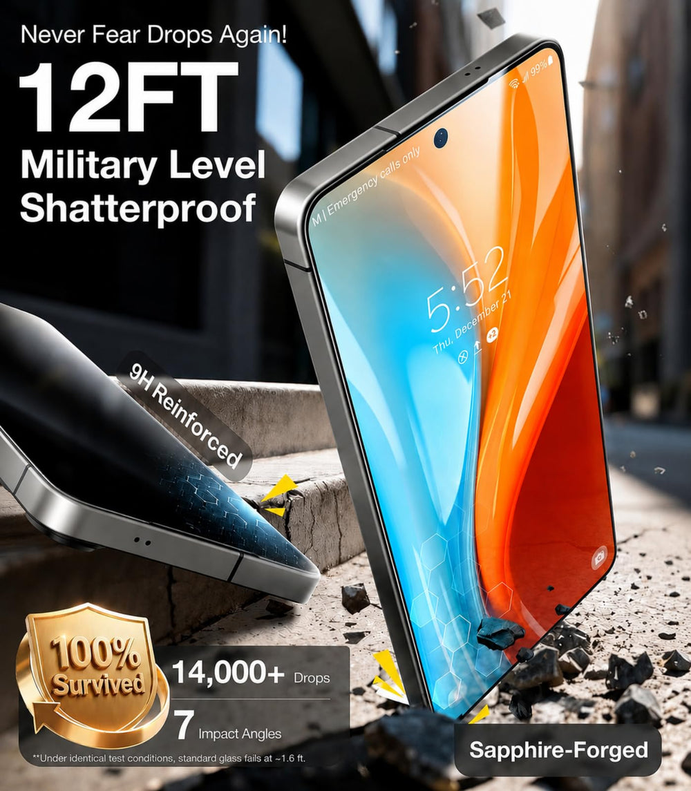 UltraGlass corte curvo que se adapta a la pantalla del Samsung S25 Ultra