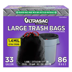 Ultrasac empaque frontal con 86 bolsas resistentes listo para almacenamiento