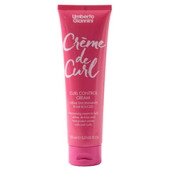 Umberto Giannini envase frontal de Crème De Curl mostrando diseño y beneficio de control