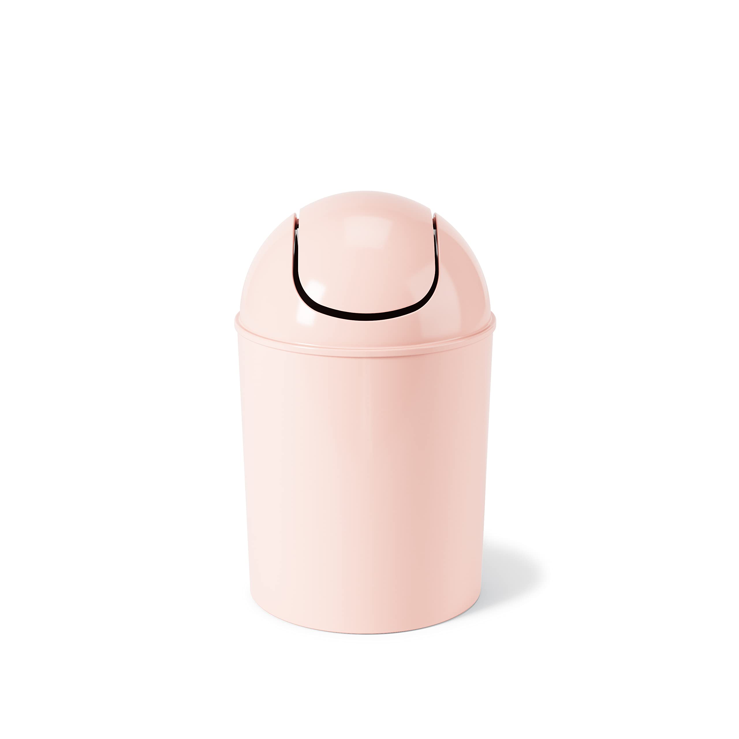 Umbra mini bote en baño junto a lavabo, ahorra espacio