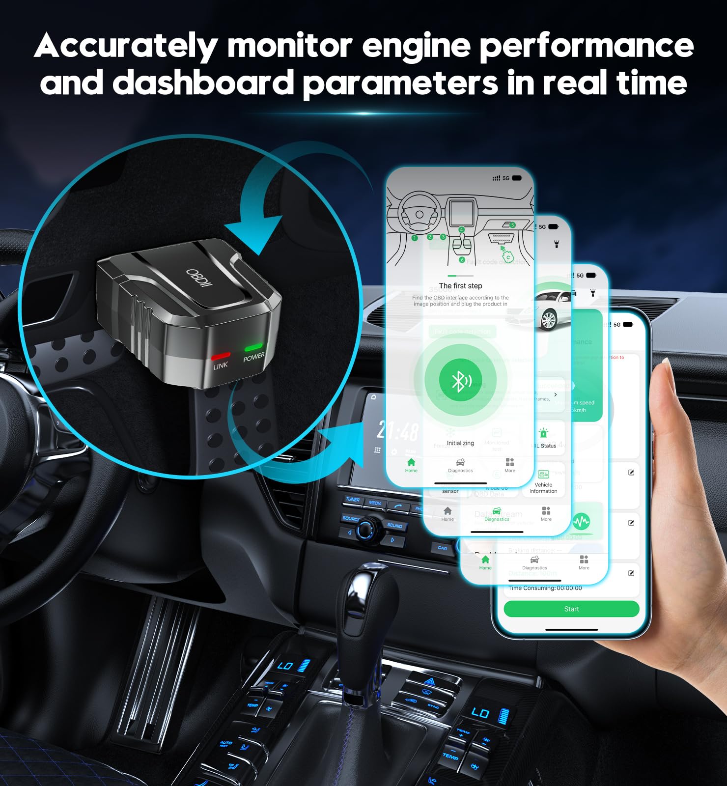 UMEIJA V011 empaque con manual y código QR, instalación sencilla