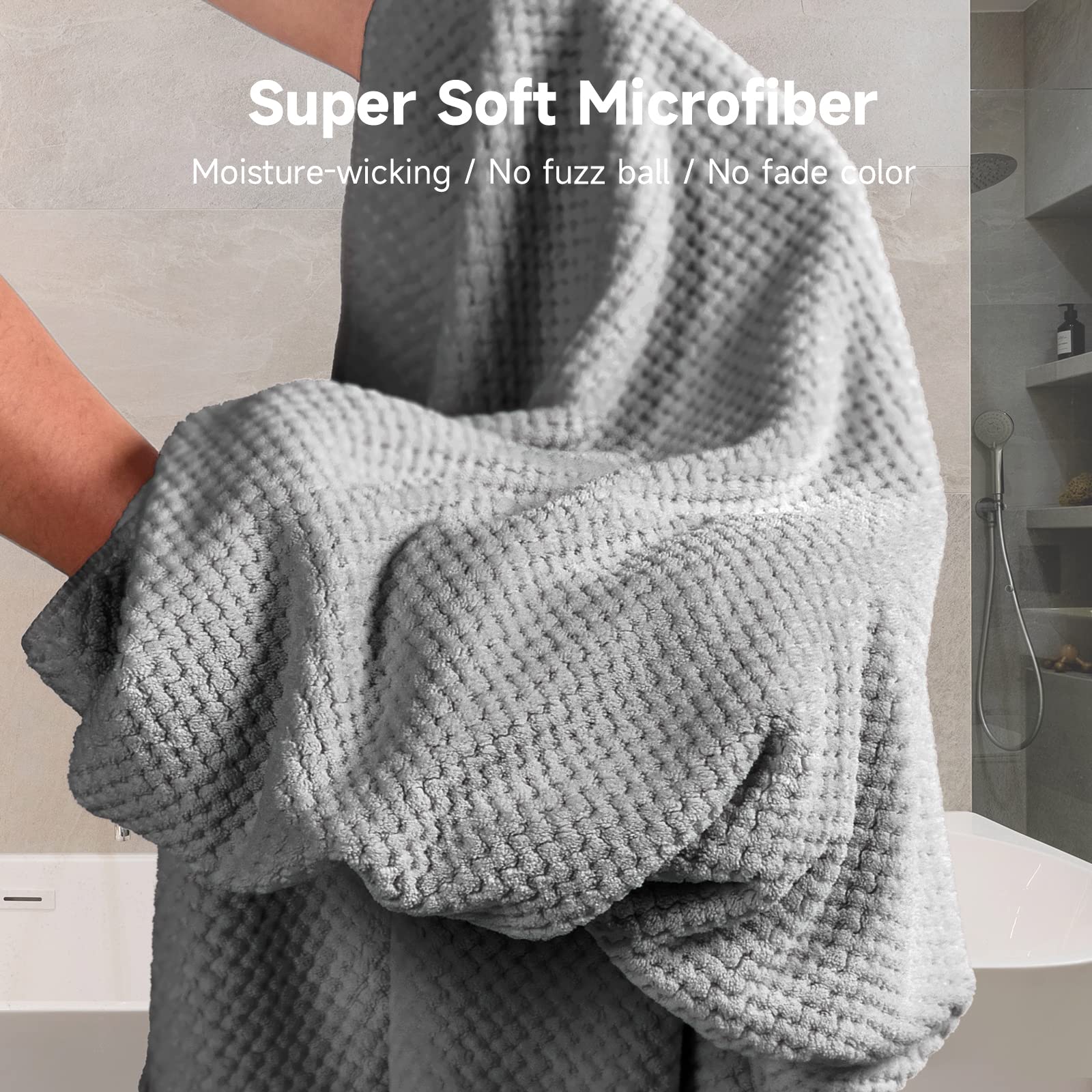 Umisleep comparación de tamaño muestra cobertura de cabello largo