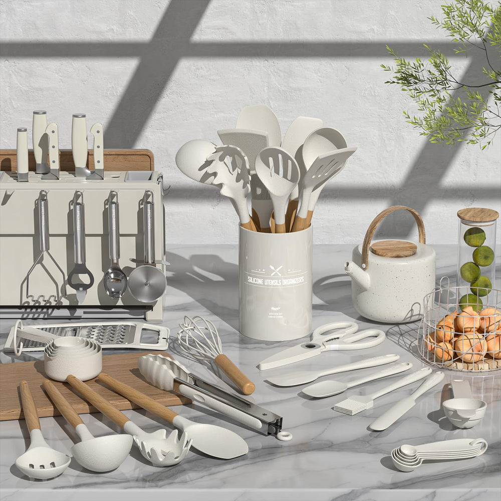 Umite Chef primer plano de la textura de silicona, superficie segura para ollas