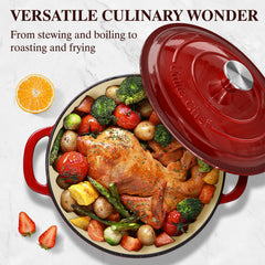 Umite Chef wide stainless-steel handle close-up, showing secure grip for safe lifting