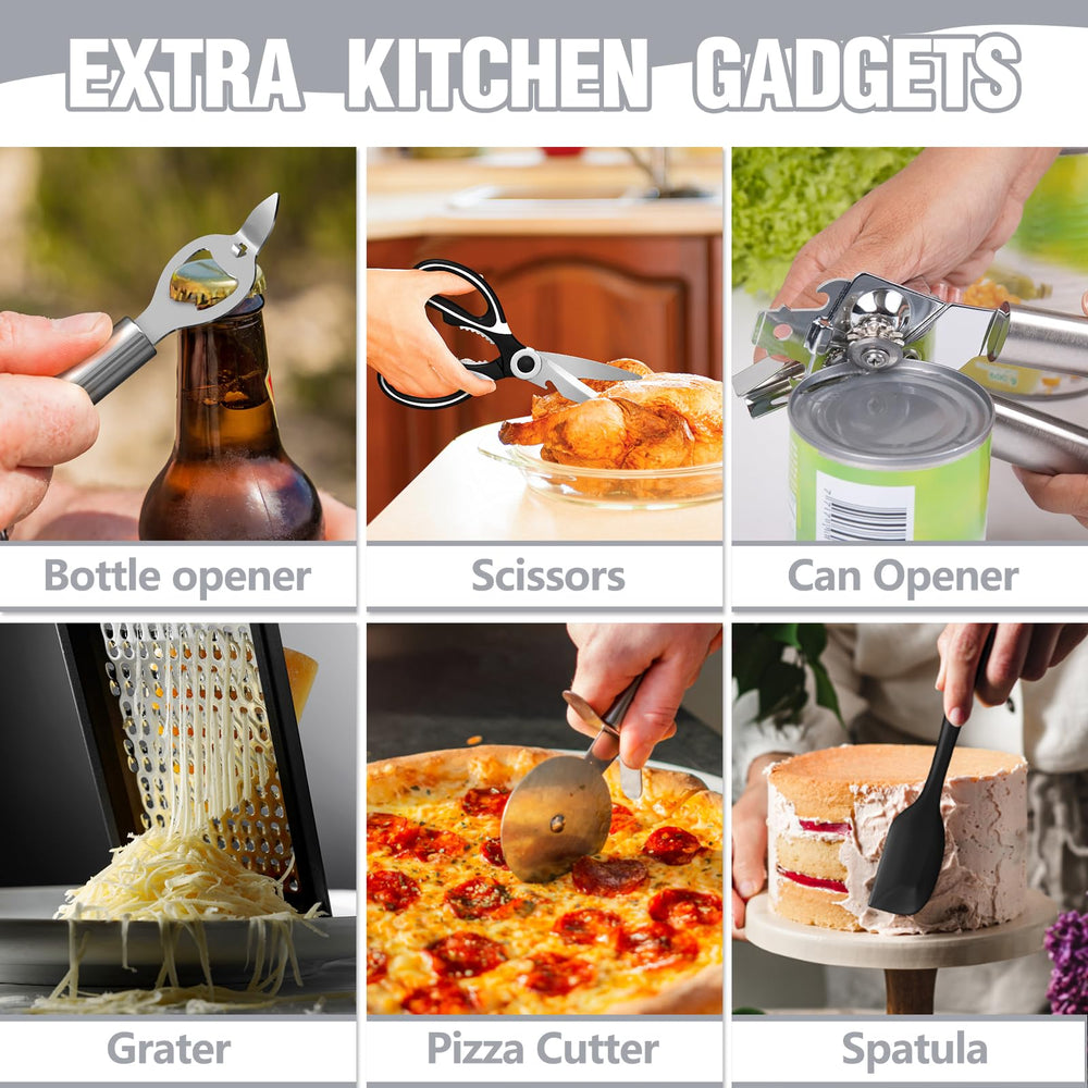 Umite Chef soporte organizador con utensilios, ahorro de espacio en encimera