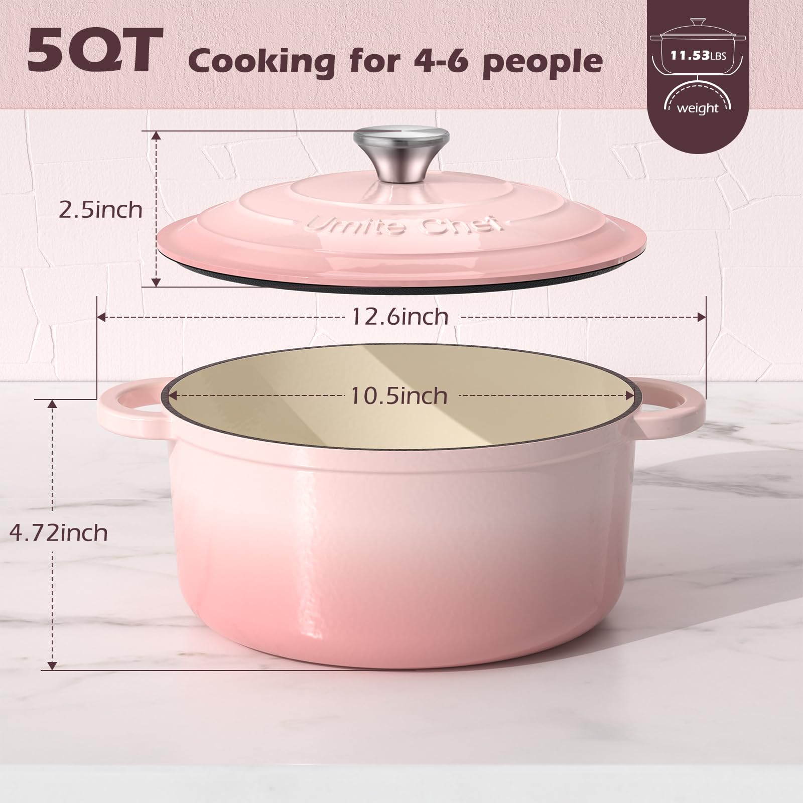 Umite Chef detalle de la tapa con nodos que retienen humedad