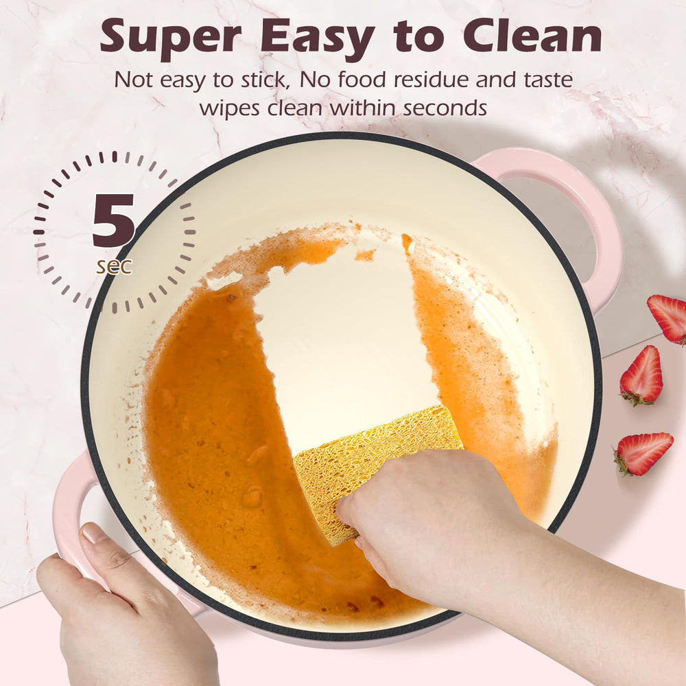 Umite Chef primer plano del esmalte interior que facilita limpieza