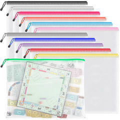 Umriox frontal del pack de 12 bolsas A3 mostrando colores variados y orden