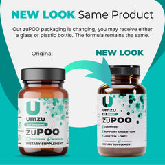 UMZU zuPOO capsule close-up showing smooth texture and easy-to-swallow plant-based shell