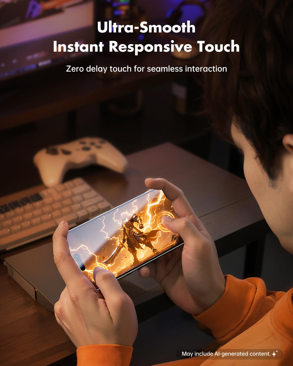 UNBREAKcable protector recortado compatible con Face ID y cámara frontal