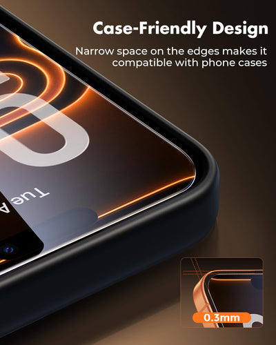 UNBREAKcable comparación de tamaño con teléfono para ajuste compatible con fundas