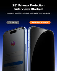 UNBREAKcable borde recortado que evita interferir con fundas y mantiene compatibilidad Face ID
