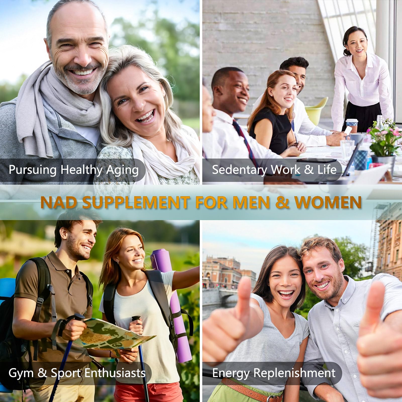 UNcena detalle de ingredientes destacando resveratrol y NR