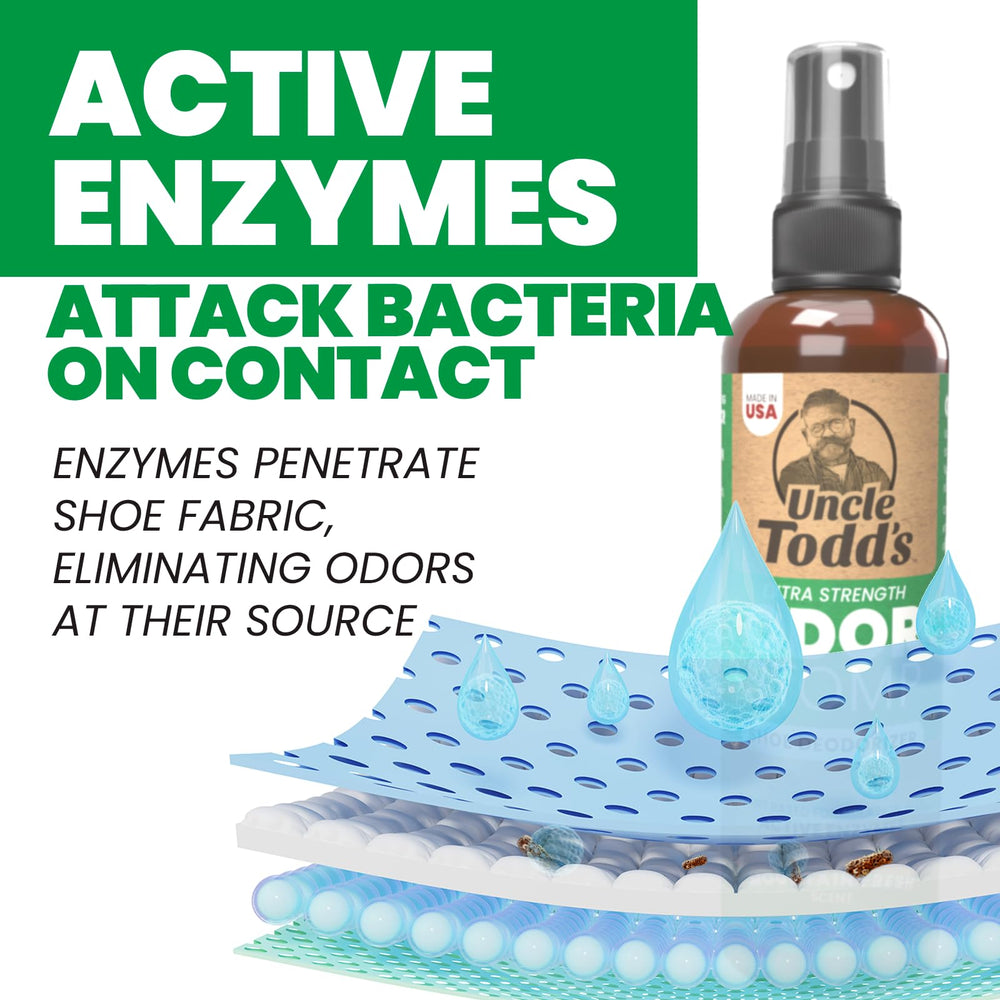 Uncle Todd's etiqueta con ingredientes de origen vegetal y uso responsable