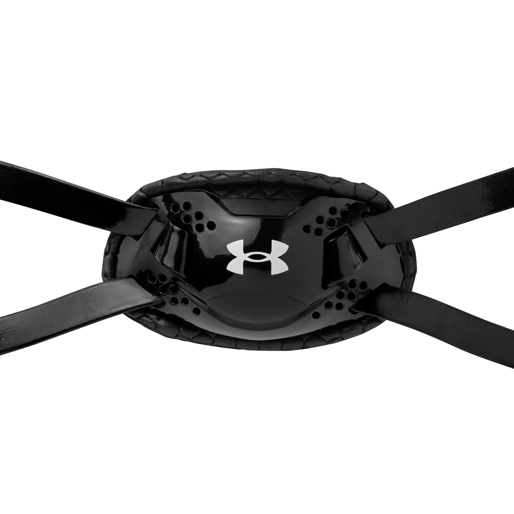 Under Armour correa Spotlight vista frontal en negro, protección reforzada