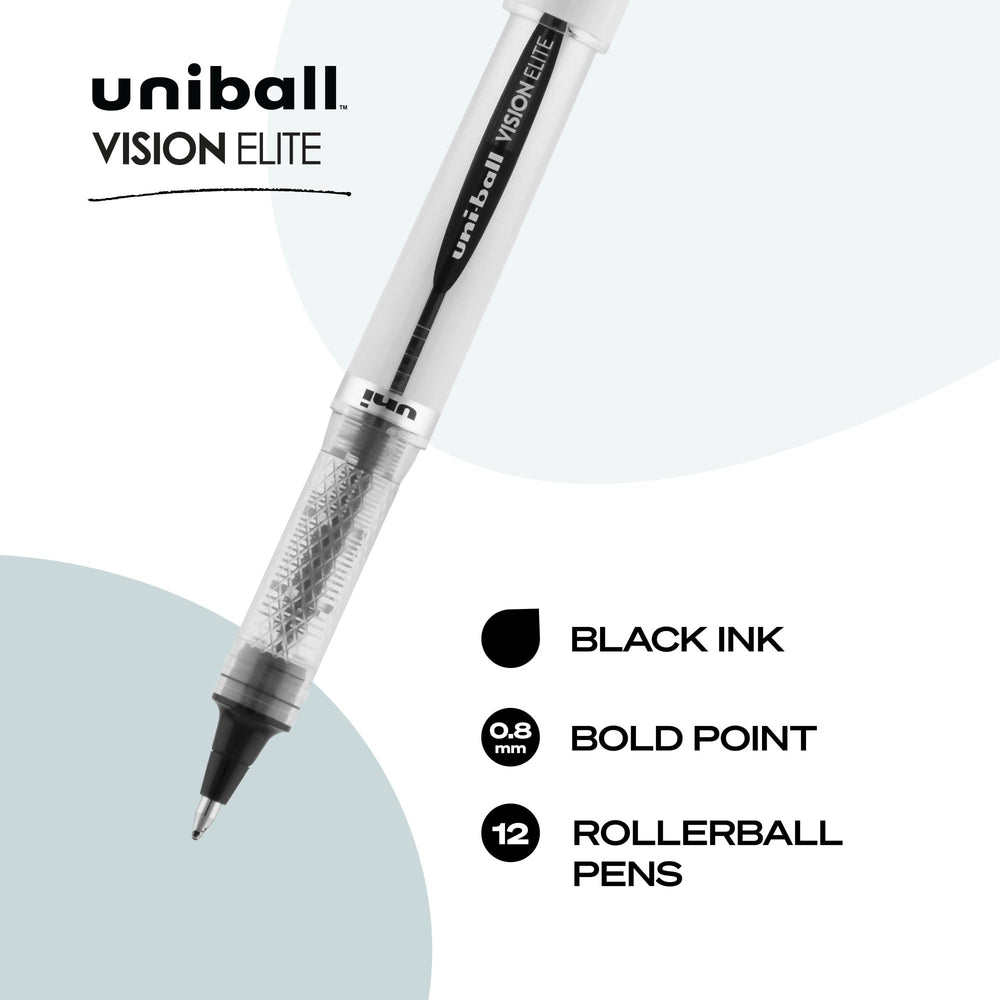 uni-ball Vision Elite ventana de tinta translúcida para control fácil del nivel