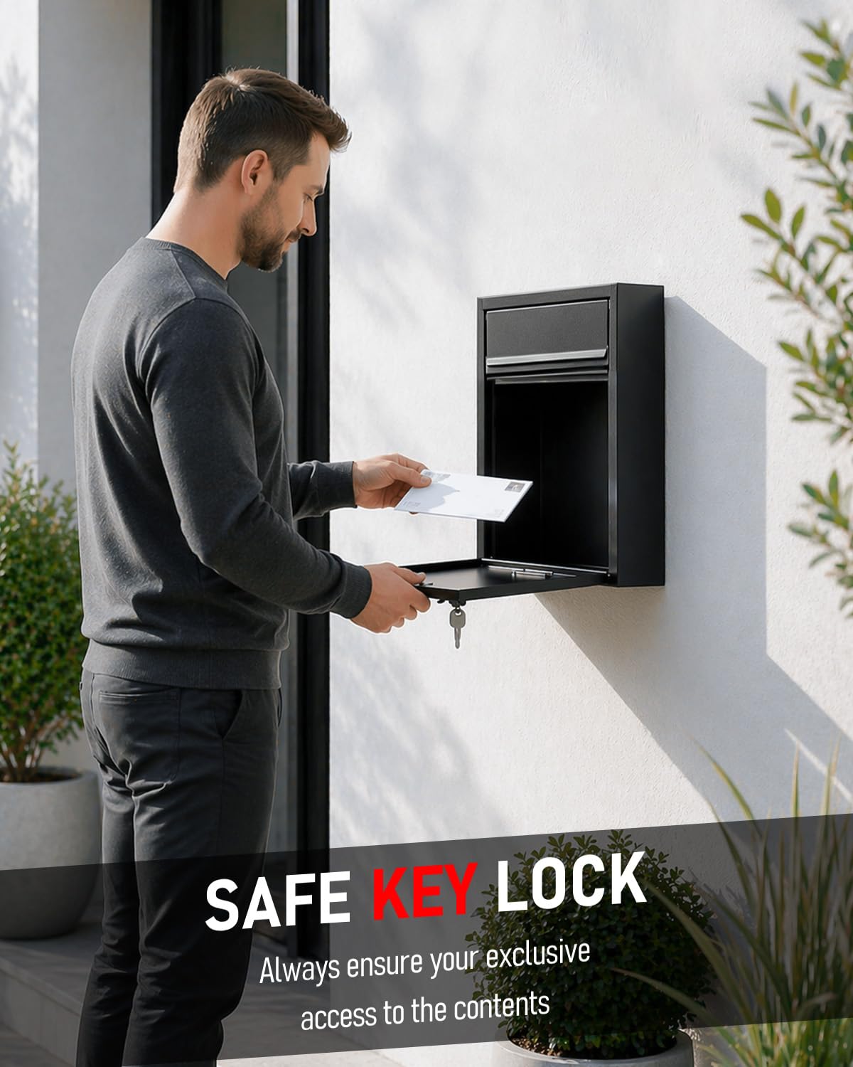 Uniclife detalle de cerradura metálica que garantiza seguridad