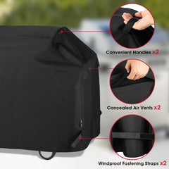 Unicook covered mesh vent detail, promotes airflow and moisture release