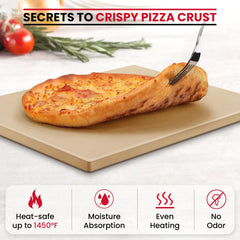 Unicook stone on charcoal grill showing outdoor baking versatility and heat resilience