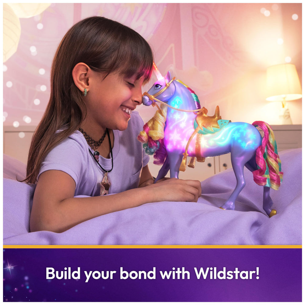 Unicorn Academy Wildstar silla y brida removibles para montar aventuras