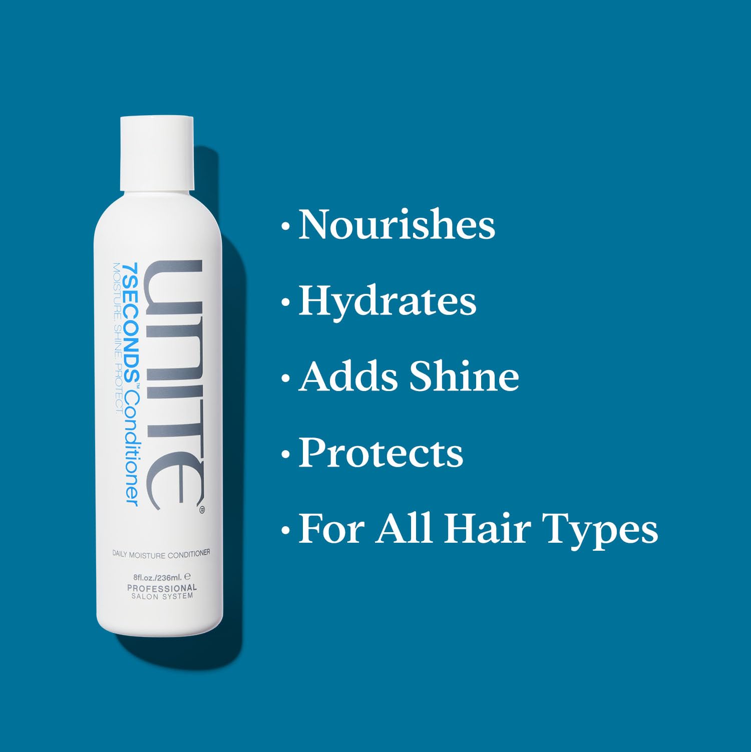 UNITE textura cremosa del acondicionador que indica nutrición ligera