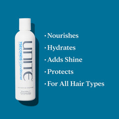 UNITE textura cremosa del acondicionador que indica nutrición ligera
