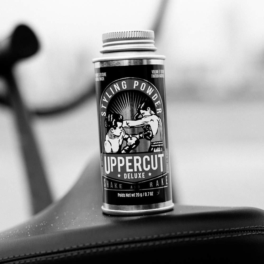 UPPERCUT DELUXE peinado antes y después con más cuerpo y textura