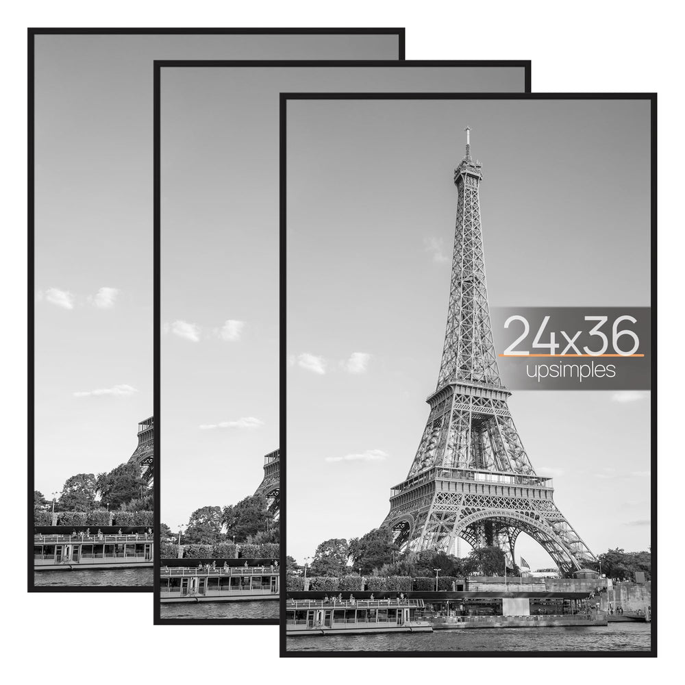 upsimples front view of 24x36 frame pack shows clean modern look and easy setup