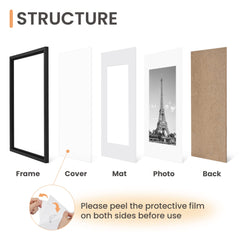 upsimples frame HD plastic cover texture protecting artwork without glass risk