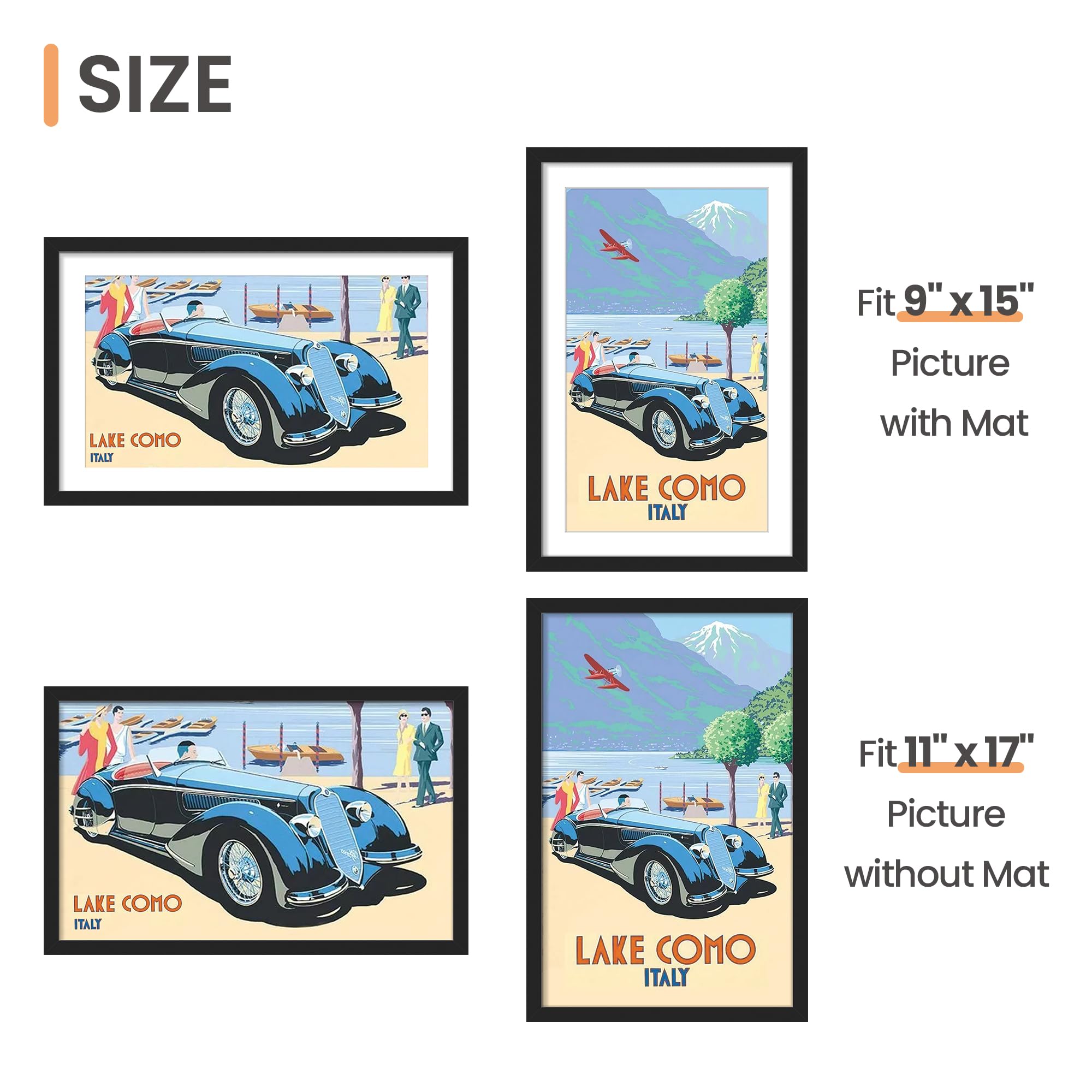 upsimples frame hanger supporting horizontal and vertical display versatility benefit