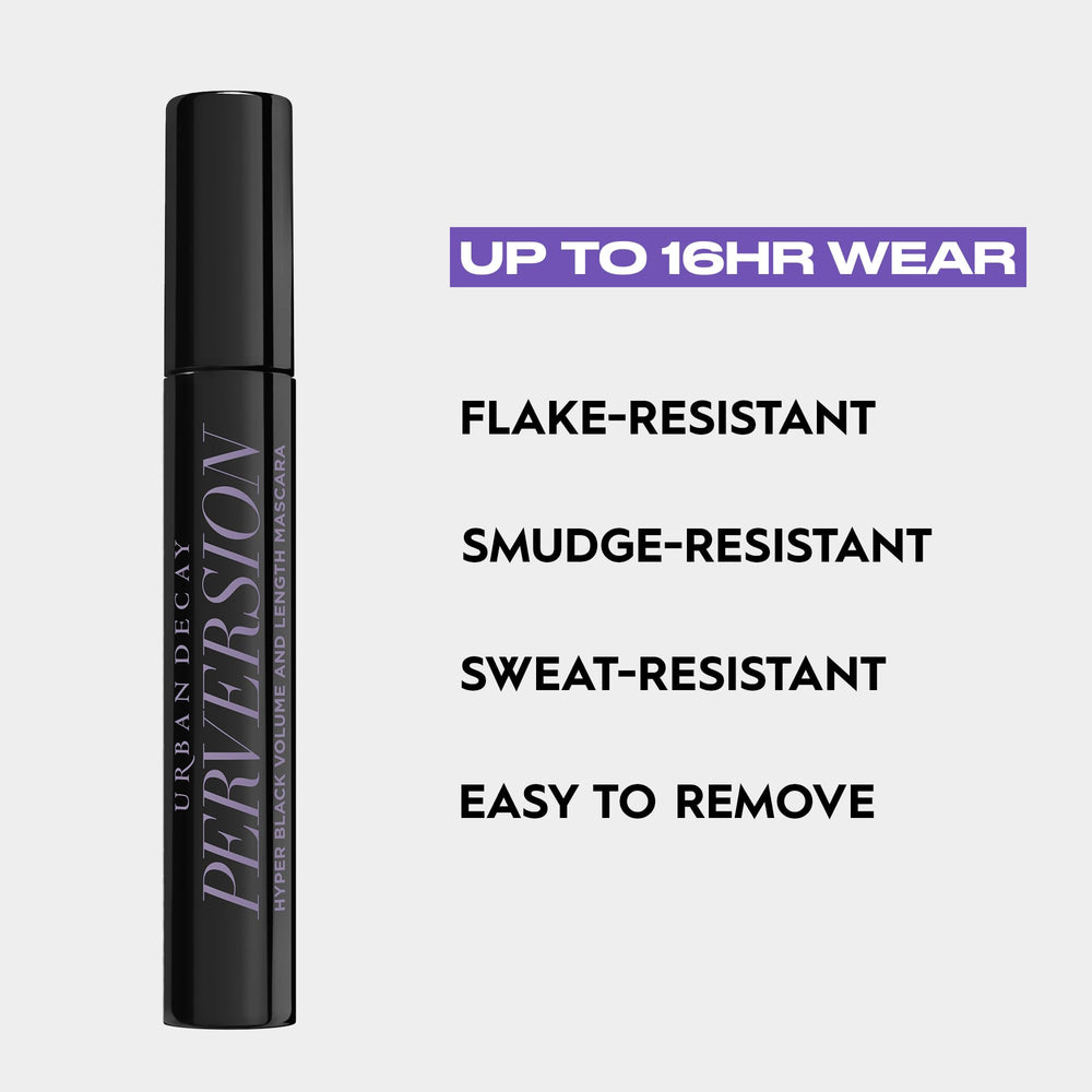 Urban Decay producto junto a una regla para comparación de tamaño práctico